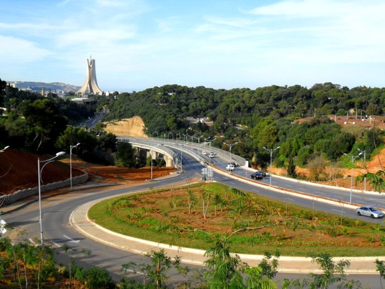 Maqam Echahid monument above Algiers